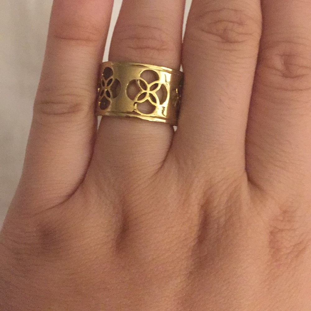 gold tone ring